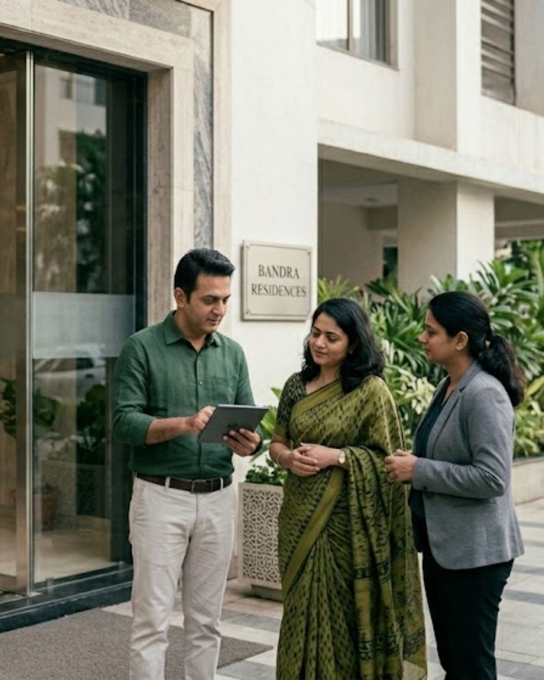 Keyhold team member on a Mumbai property visit