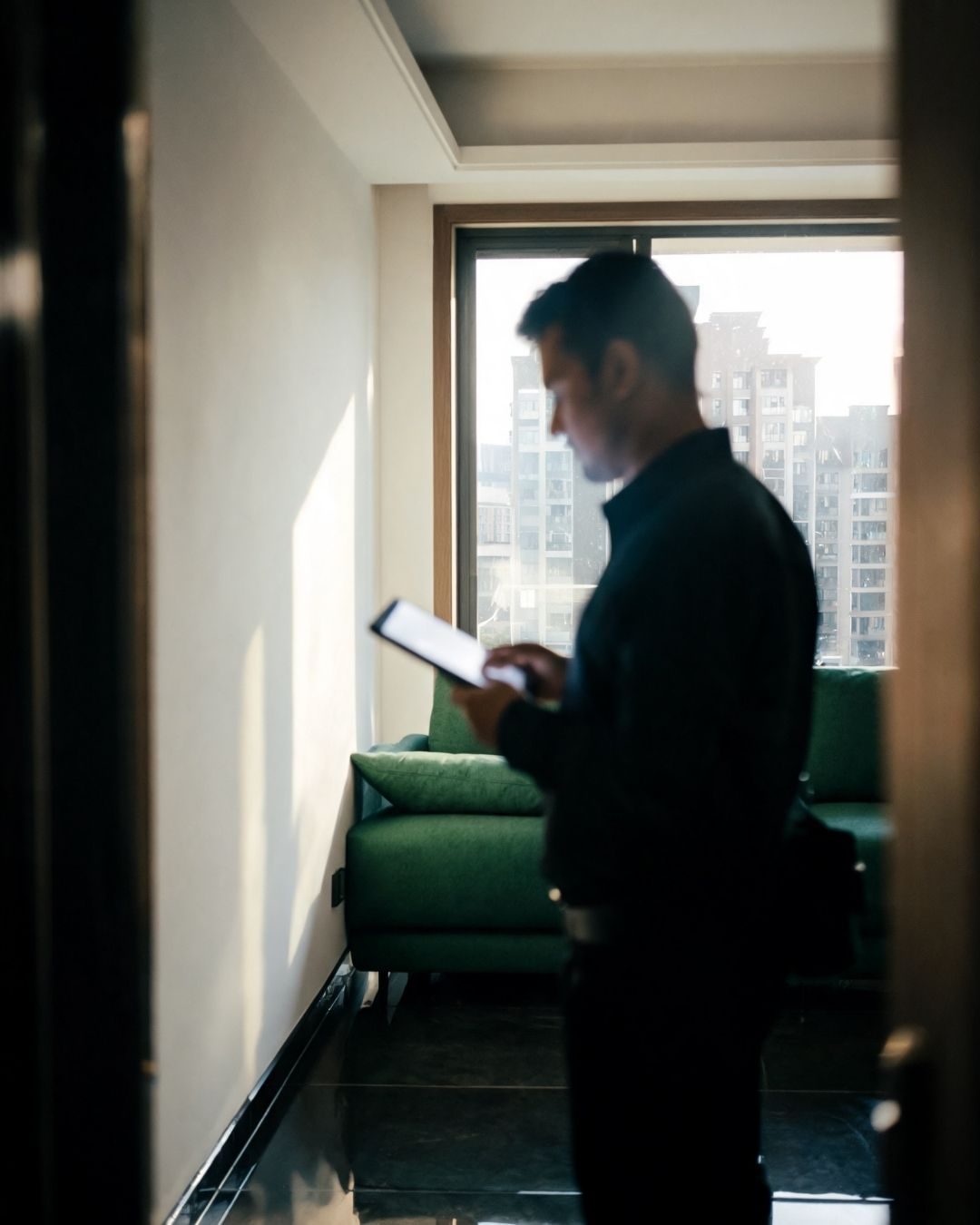 Apartment inspection walkthrough in Mumbai