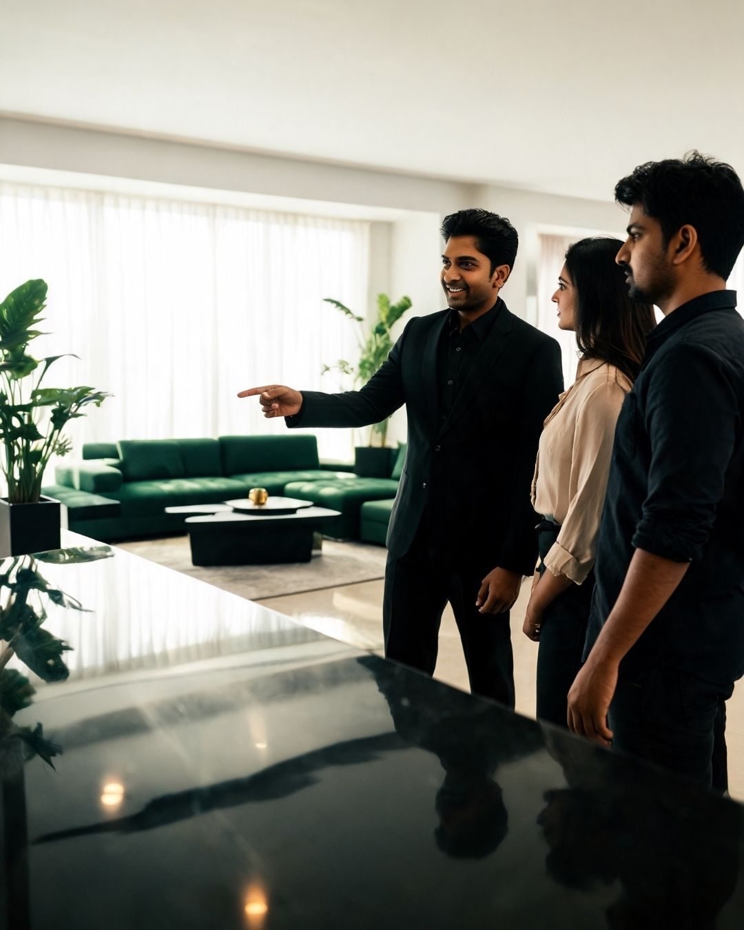 Tenant viewing inside a Bandra 2BHK apartment